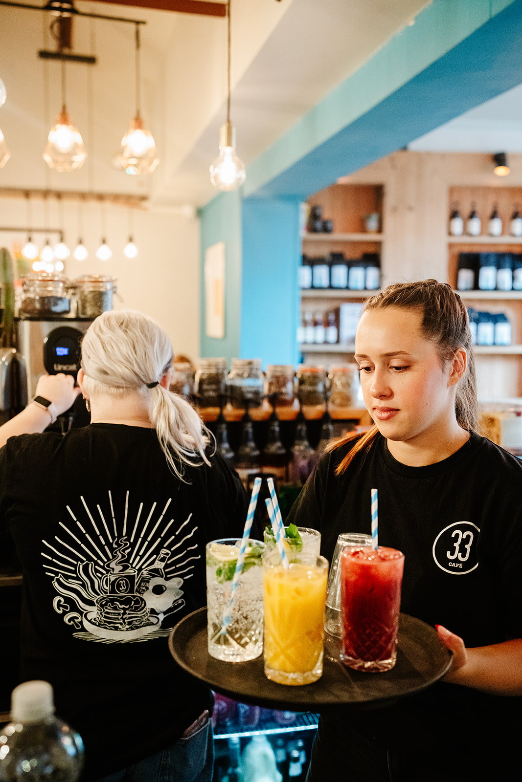 Specialty coffee at No33 café, Norwich